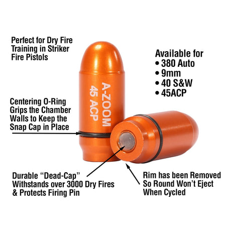 A-Zoom - StrikerCaps for 45ACP, 2-Pack