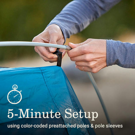 Coleman - Skydome 4-Person Tent with Screen Room & Dark Room Tech