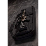 Allen Company - Tac-Six 46" Lockable 2-Firearm Unit Tactical Gun Case, Laser Cut Molle Front, Black