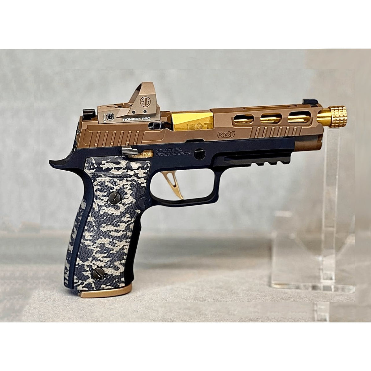 Backup Tactical - Threaded Barrel for Sig P320 Full-Size - Black