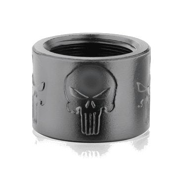 Backup Tactical - Punisher Skull X Thread Protector 1/2x28 - Black