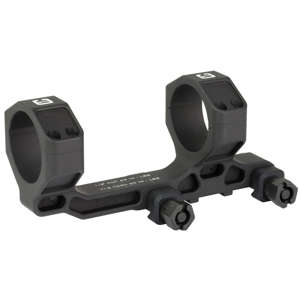Badger Ordnance - C.O.M.M. 34 MM 1.54" NV Height Mount - Black