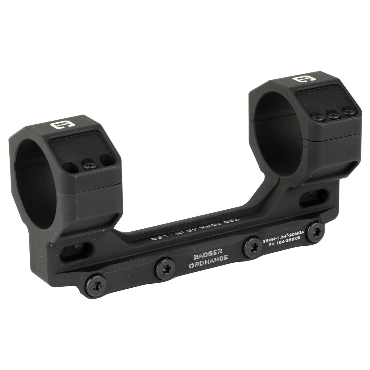 Badger Ordnance - Condition One MAX 35 MM Mount, Black, 20 MOA