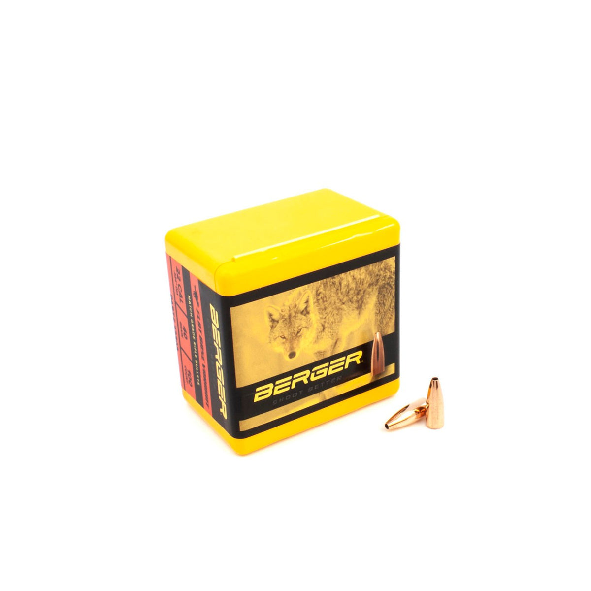 Berger Bullets - 22 Caliber 40 Grain FB Varmint Bullet - 100 ct