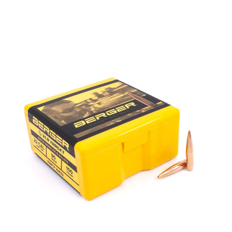 Berger Bullets - 22 Cal 90 Grain VLD Target Rifle Bullet - 100 ct