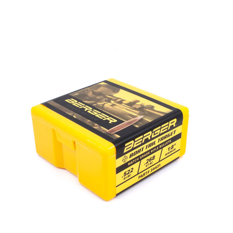 Berger Bullets - 6 mm 108 Grain BT Target Rifle Bullet - 100 ct