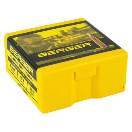 Berger Bullets - 6 mm 108 Grain BT Target Rifle Bullet - 100 ct