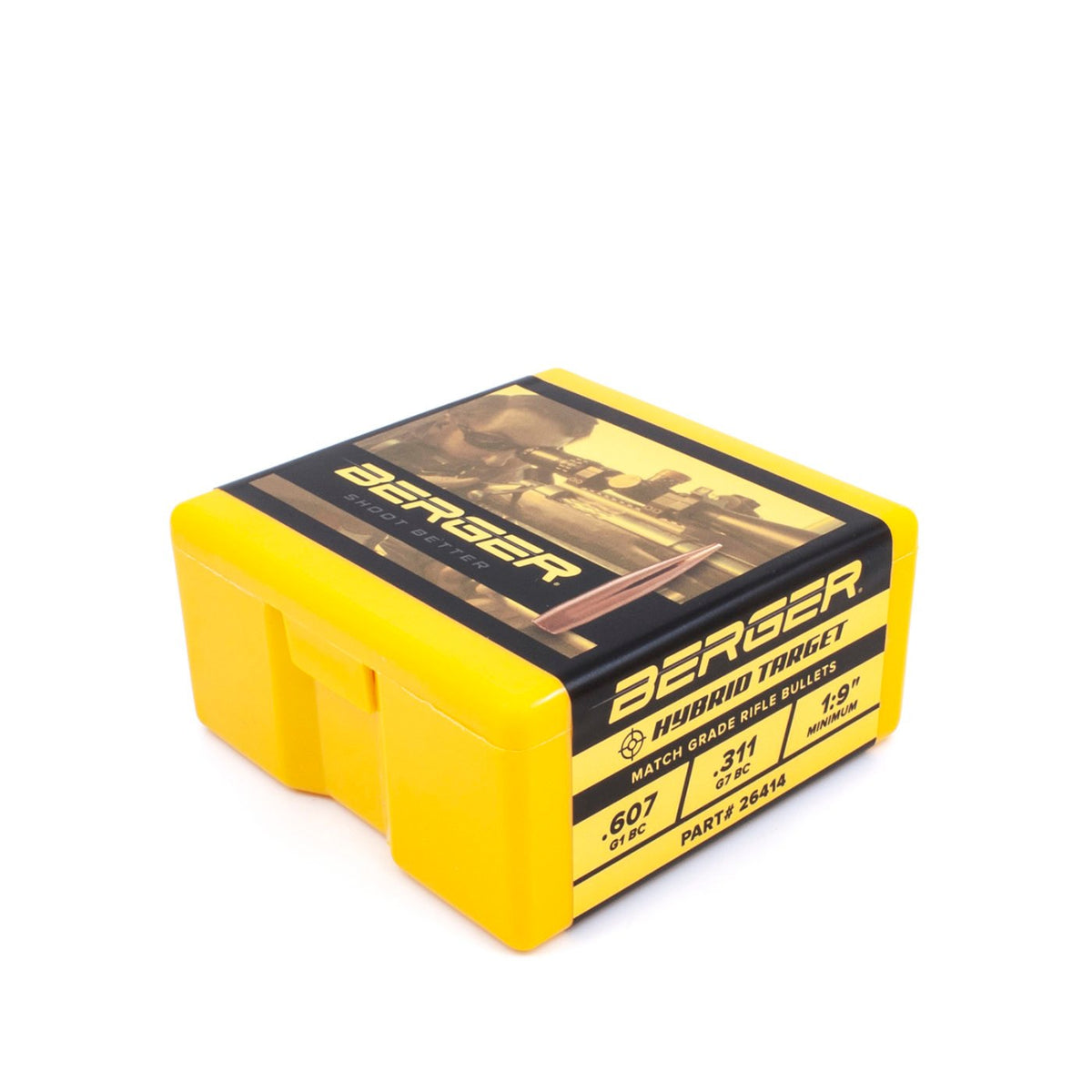 Berger Bullets - 6.5 mm 140 Grain Hybrid Target Rifle Bullet