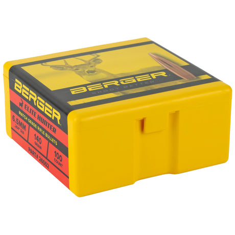 Berger Bullets - 6.5 mm 140 Grain Elite Hunter Rifle Bullet - 100 ct