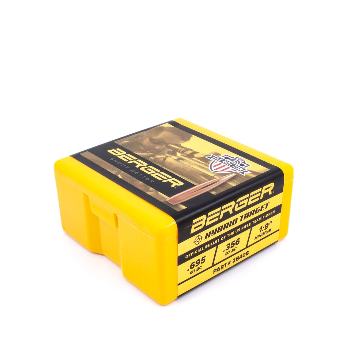 Berger Bullets - 7 mm 184 Grain F-Open Hybrid Target Bullets