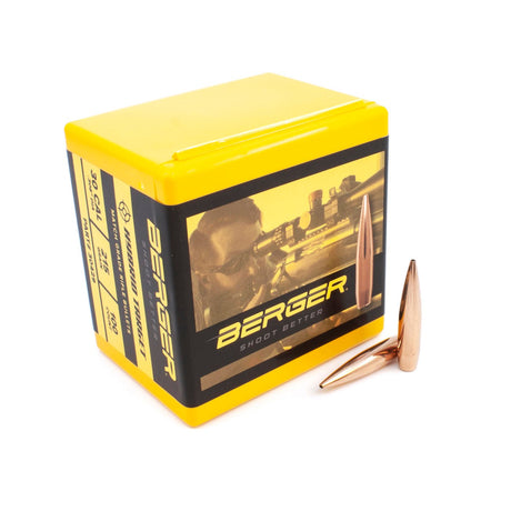 Berger Bullets - 30 Caliber 215 Grain Hybrid Target Bullets - 100 ct