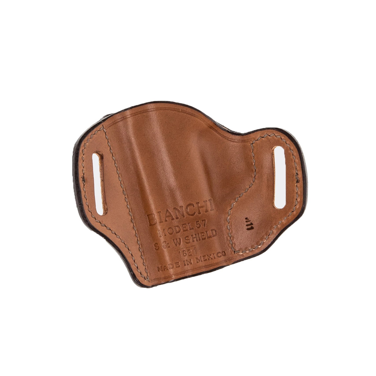 Bianchi - Remedy Belt Slide Holster, Tan Leather, Right Hand — view 2