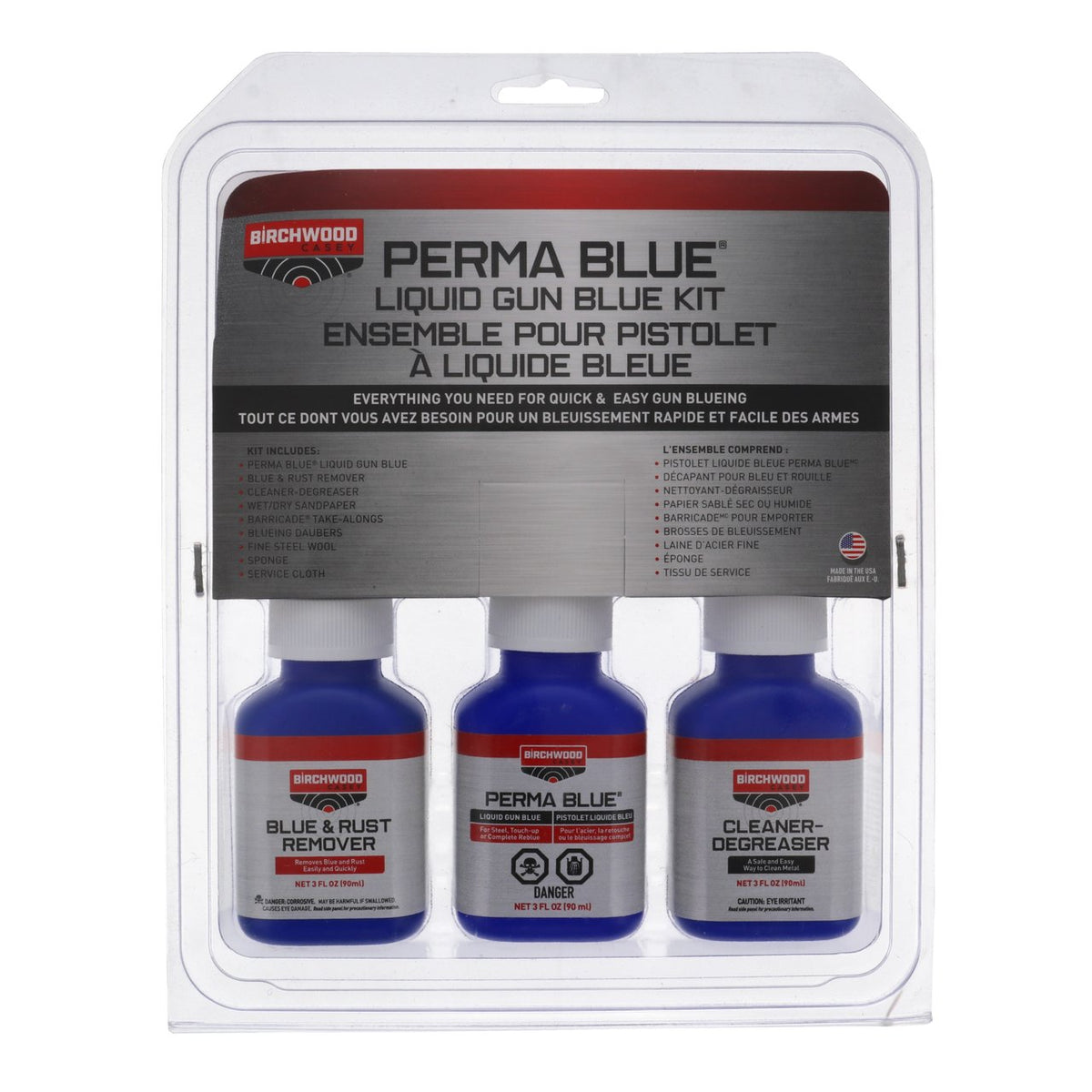 Birchwood Casey - Complete Perma Blue Gun Blue Kit, Liquid