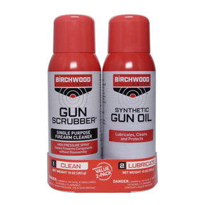 Birchwood Casey - Gun Scrubber & Synthetic Gun Oil Combo Pack