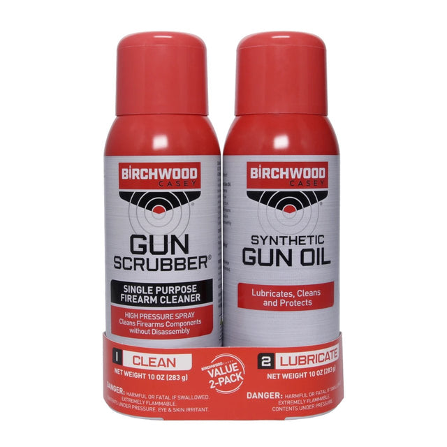 Birchwood Casey - Gun Scrubber & Synthetic Gun Oil Combo Pack