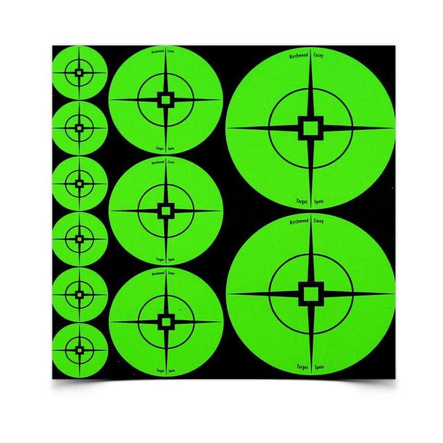 Birchwood Casey - Target Spots Green Assorted Size Targets