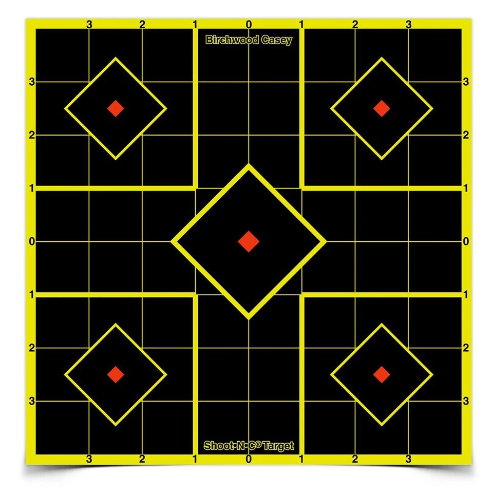 Birchwood Casey - Shoot•N•C 8 Inch Sight-In Targets - 15 Pack