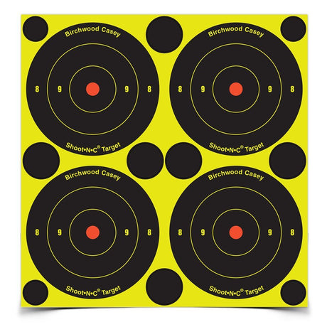 Birchwood Casey - Shoot•N•C 3 Inch Bull's-Eye Target - 48 Pack