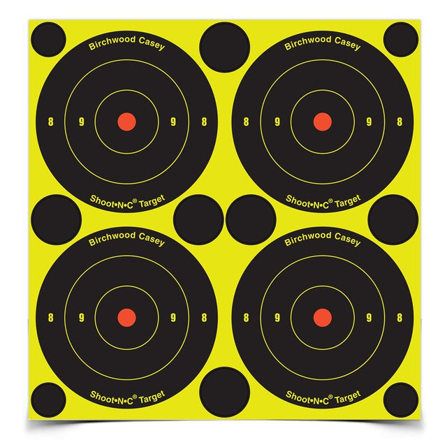 Birchwood Casey - Shoot•N•C 3 Inch Bull's-Eye Target - 48 Pack