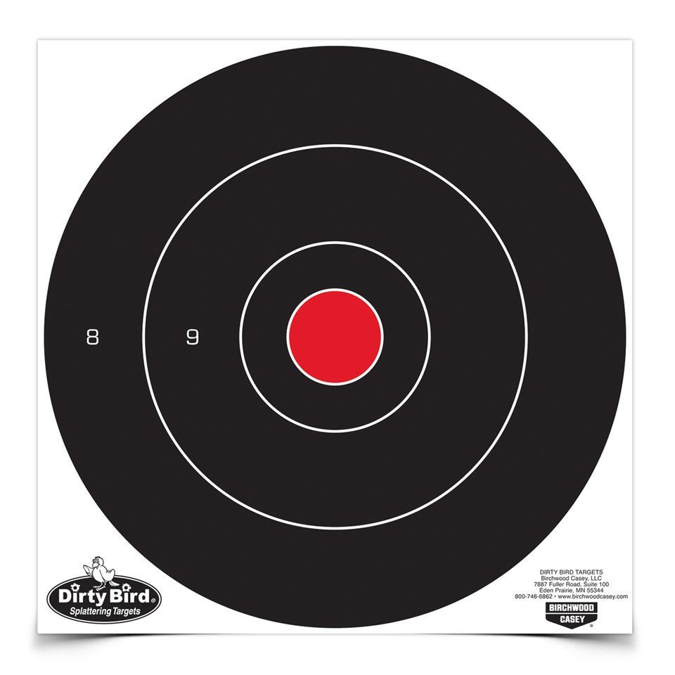 Birchwood Casey - Dirty Bird 12 Inch Bull's-Eye Target - 12 Pack