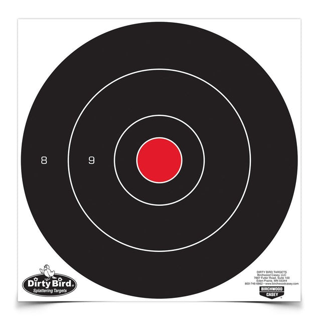 Birchwood Casey - Dirty Bird 12 Inch Bull's-Eye Target - 12 Pack