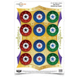 Birchwood Casey - PREGAME Star Burst Targets, 12x18 Inch, 8-Pack