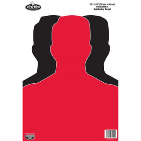 Birchwood Casey - Dirty Bird 12 x 18 Silhouette III Target - 8 Pack