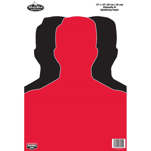Birchwood Casey - Dirty Bird 12 x 18 Silhouette III Target - 8 Pack