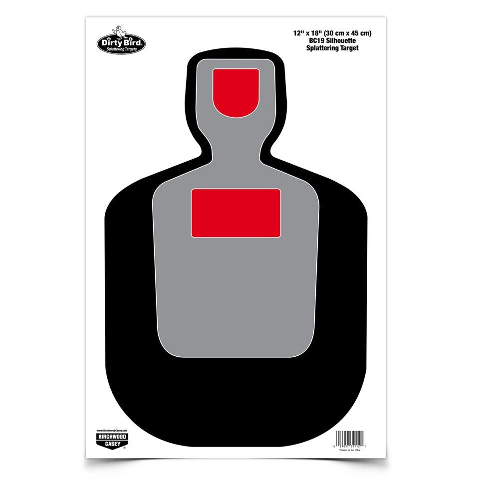 Birchwood Casey - Dirty Bird 12x18 BC-19 Silhouette Targets - 8 Pack