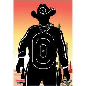 Birchwood Casey - 12" x 18" Gunslinger Skyline Dirty Bird Target