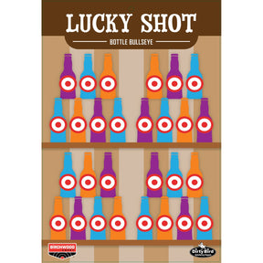 Birchwood Casey - 12" x 18" Lucky Shot Bottles Dirty Bird Target