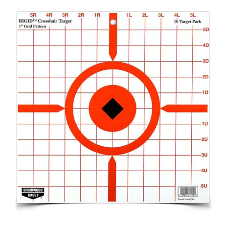 Birchwood Casey - Rigid 12 Inch Crosshair Sight-In Targets