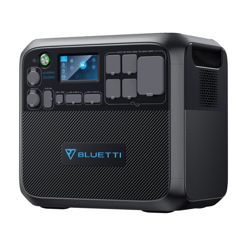 BLUETTI AC200MAX Expandable Power Station | 2,200W 2,048Wh