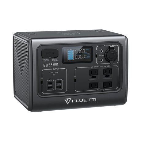 BLUETTI EB55 Portable Power Station | 700W 537Wh