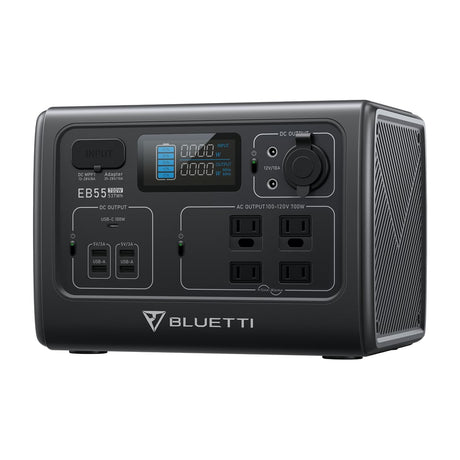 BLUETTI EB55 Portable Power Station | 700W 537Wh