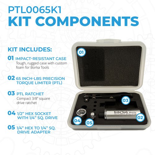 Borka - 65 inch-lbs Single PTL Kit