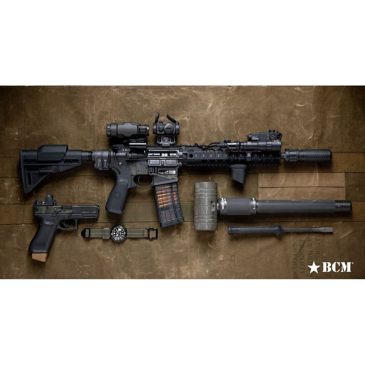 Bravo Company - Mod 3 Stock for Mil-Spec Buffer Tube - Black
