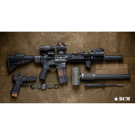 Bravo Company - Mod 3 Stock for Mil-Spec Buffer Tube - Black