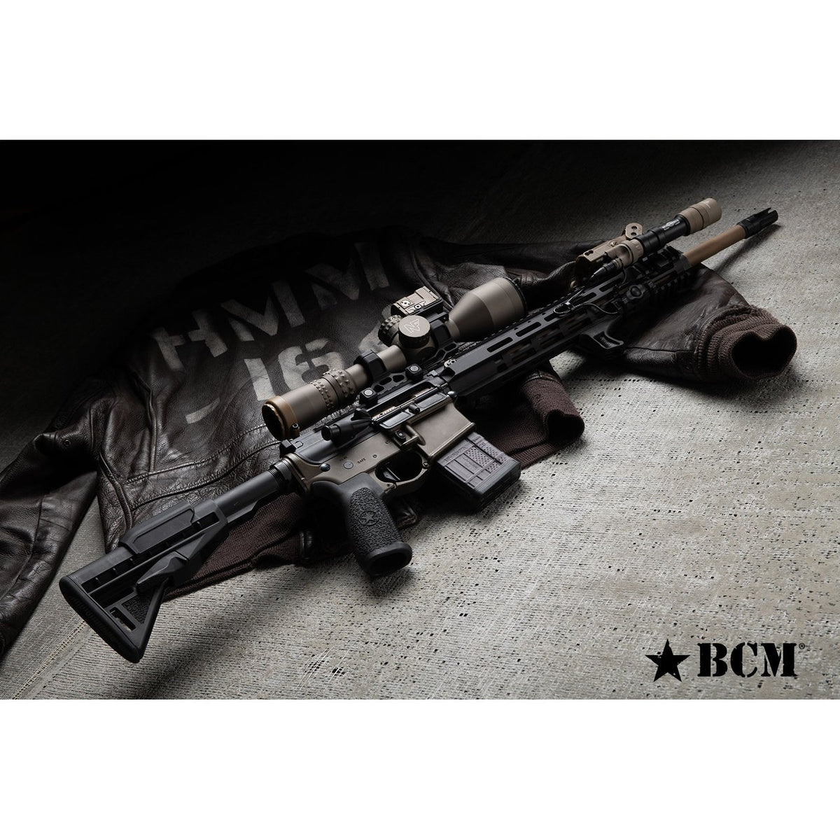 Bravo Company - Mod 3 Stock with Riser for Mil-Spec Tube - Black