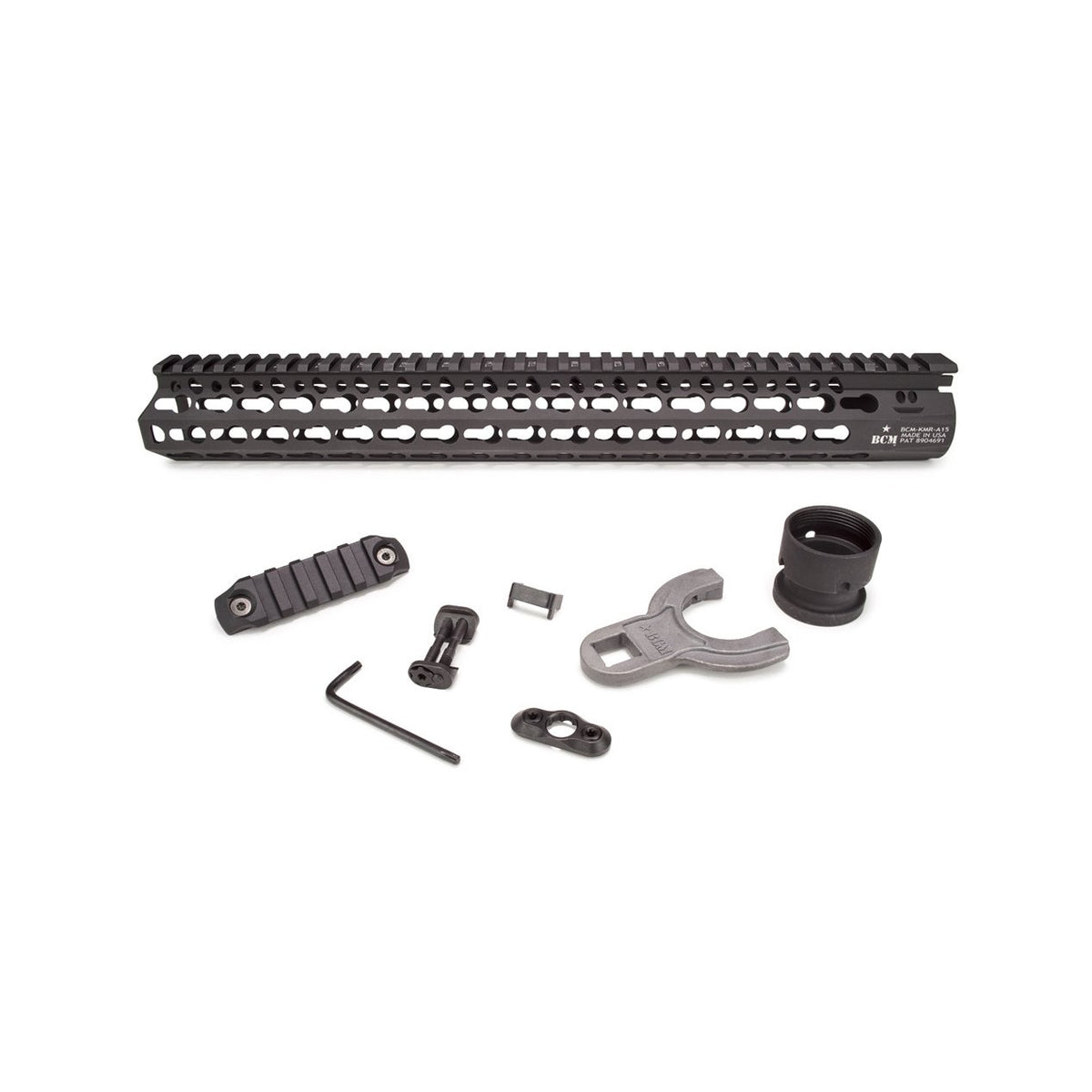 Bravo Company - KMR Alpha 15" KeyMod Rail for AR Rifles - Black