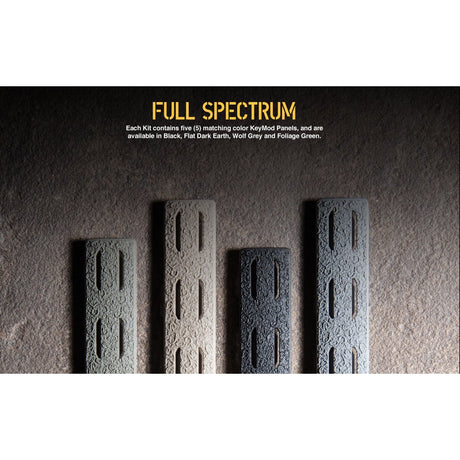 Bravo Company - BCM Gunfighter KeyMod Rail Panels 5 Pack - FDE