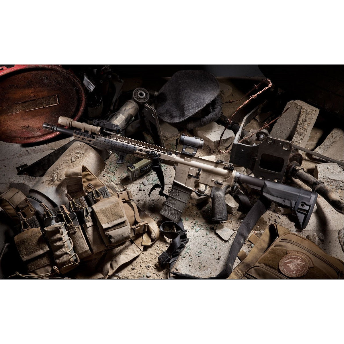 Bravo Company - BCM Gunfighter KeyMod Rail Panels 5 Pack - FDE