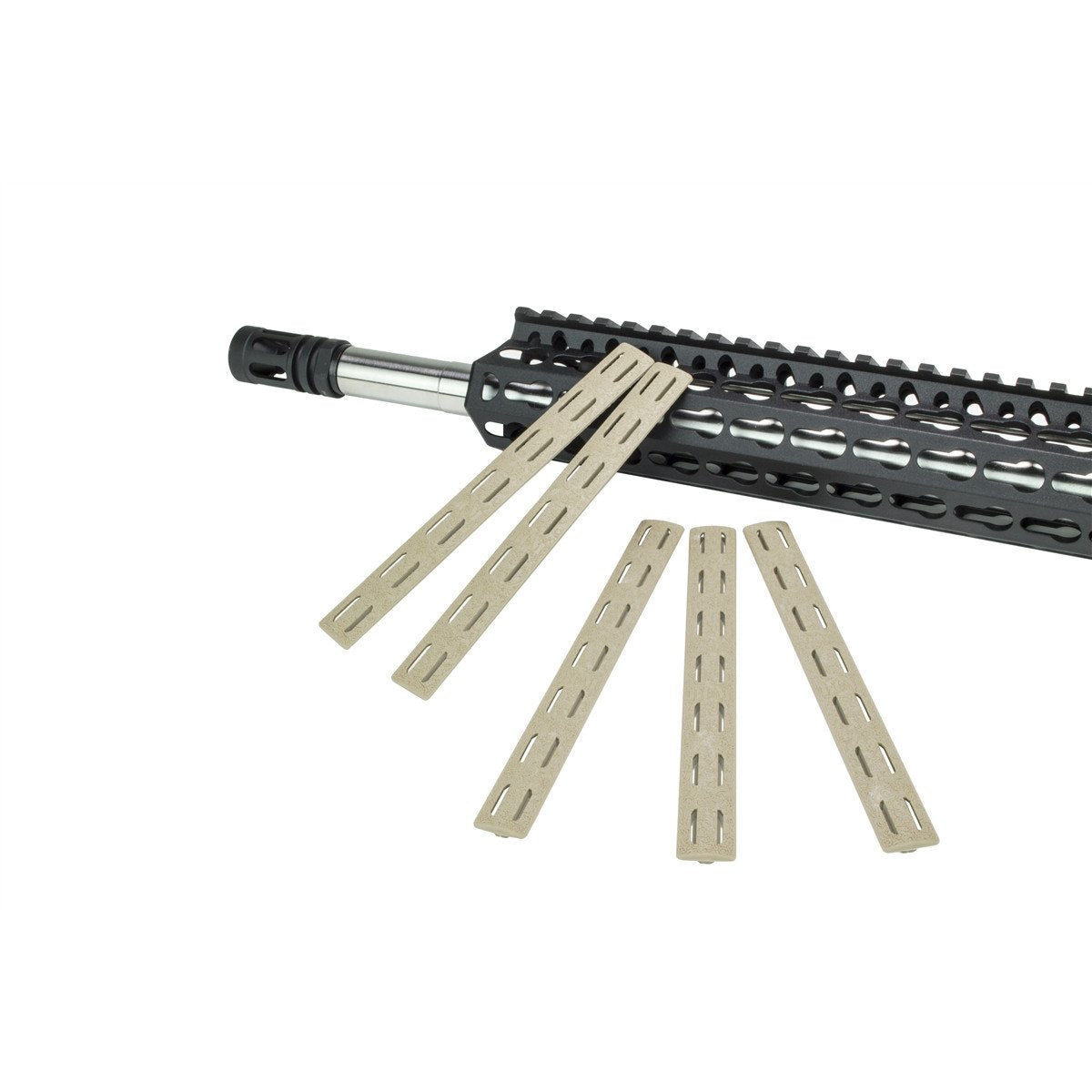 Bravo Company - BCM Gunfighter KeyMod Rail Panels 5 Pack - FDE