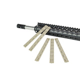 Bravo Company - BCM Gunfighter KeyMod Rail Panels 5 Pack - FDE