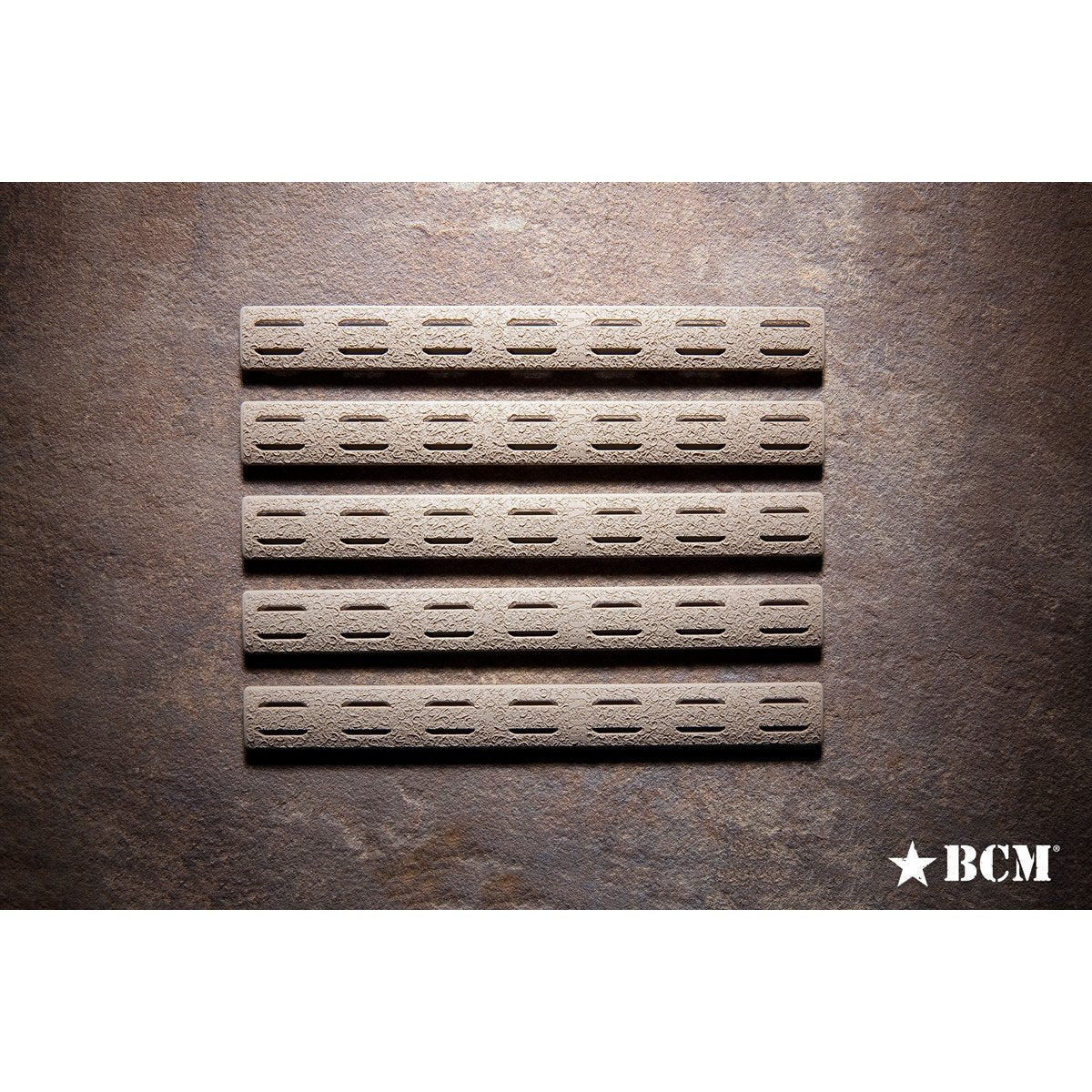 Bravo Company - BCM Gunfighter KeyMod Rail Panels 5 Pack - FDE