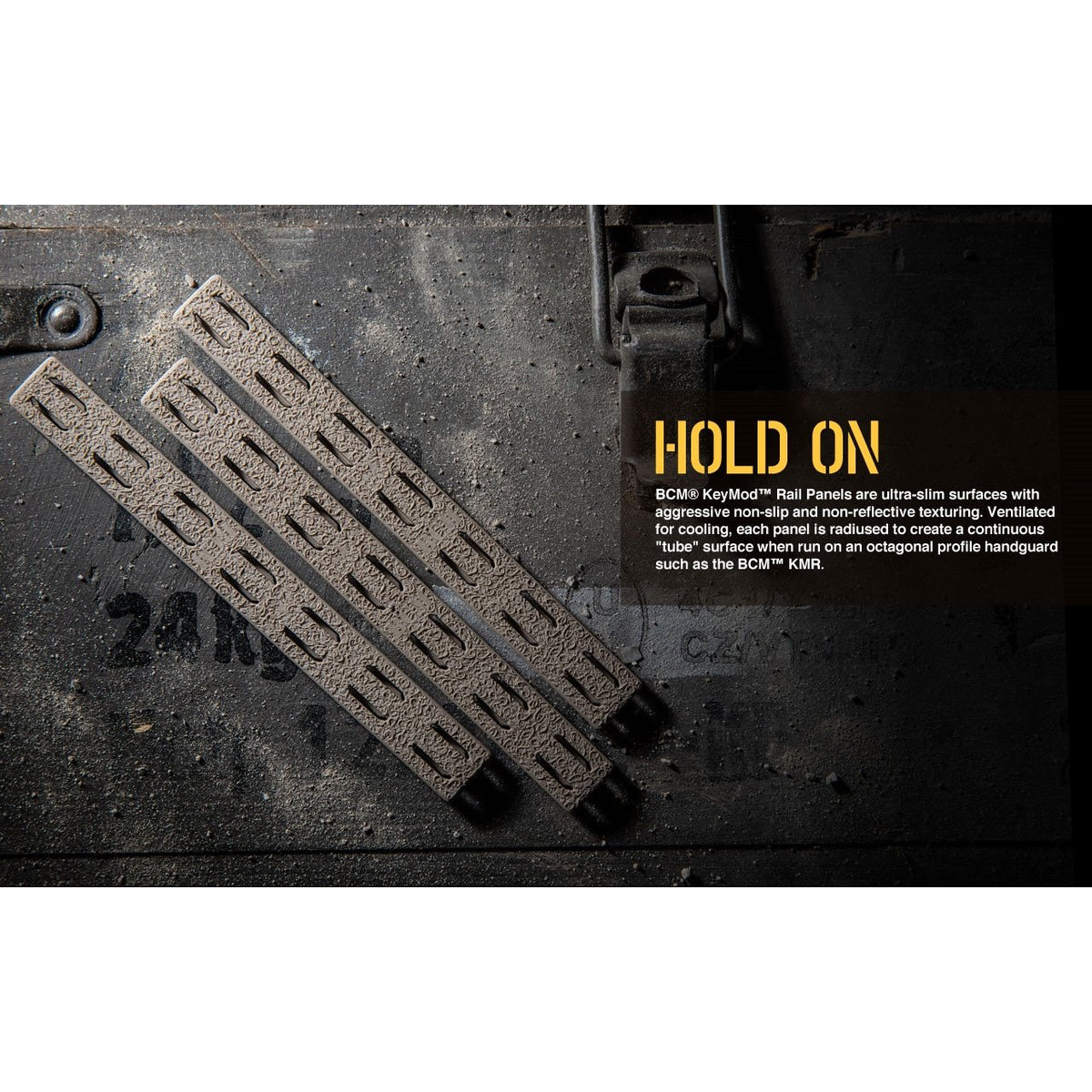 Bravo Company - BCM Gunfighter KeyMod Rail Panels 5 Pack - FDE