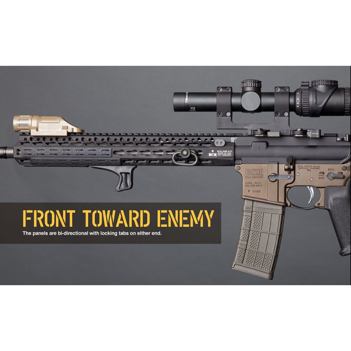 Bravo Company - BCM Gunfighter KeyMod Rail Panels 5 Pack - FDE