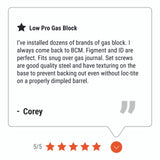 Bravo Company - Low Profile Gas Block for .750 Barrel - Black