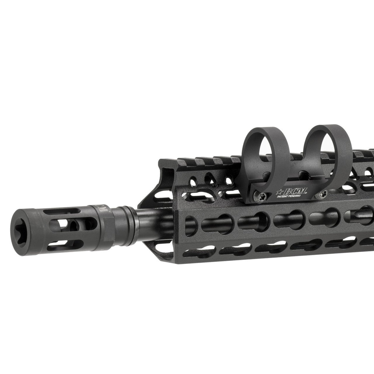 Bravo Company - BCMGUNFIGHTER 1" Ring Light Mount KeyMod Black