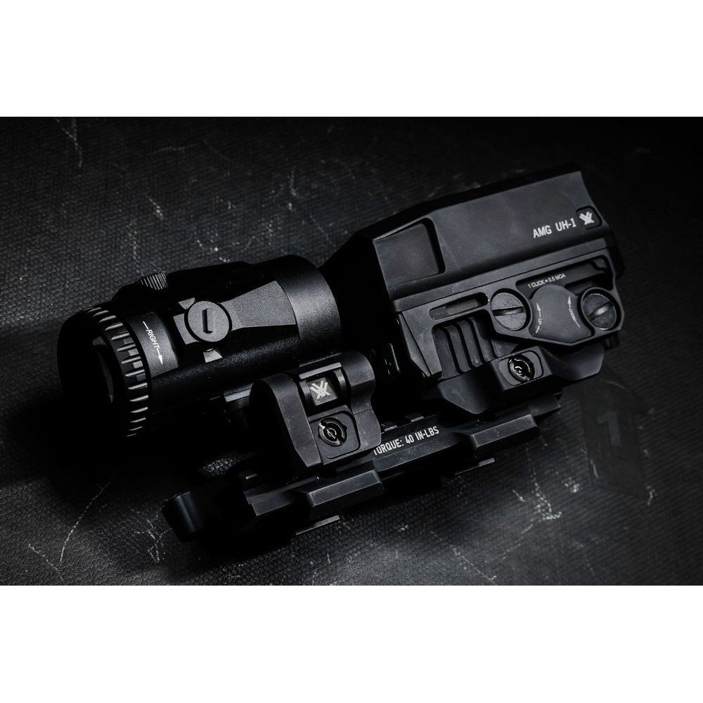 Bravo Company - A/T Optic Riser 525-11 for Picatinny - Black